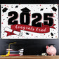 LASKYER 2025 Congrats Grad Graduation Party Decorations - Class of 2025 Large Hanging Photoprop Backdrop Banner,2025 Gard Sign D