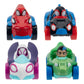MARVEL Spidey and His Amazing Friends Amazing Metals 4 Pack - Four 3-Inch Die-Cast Dino-Webs Vehicles with Built-in-Characters