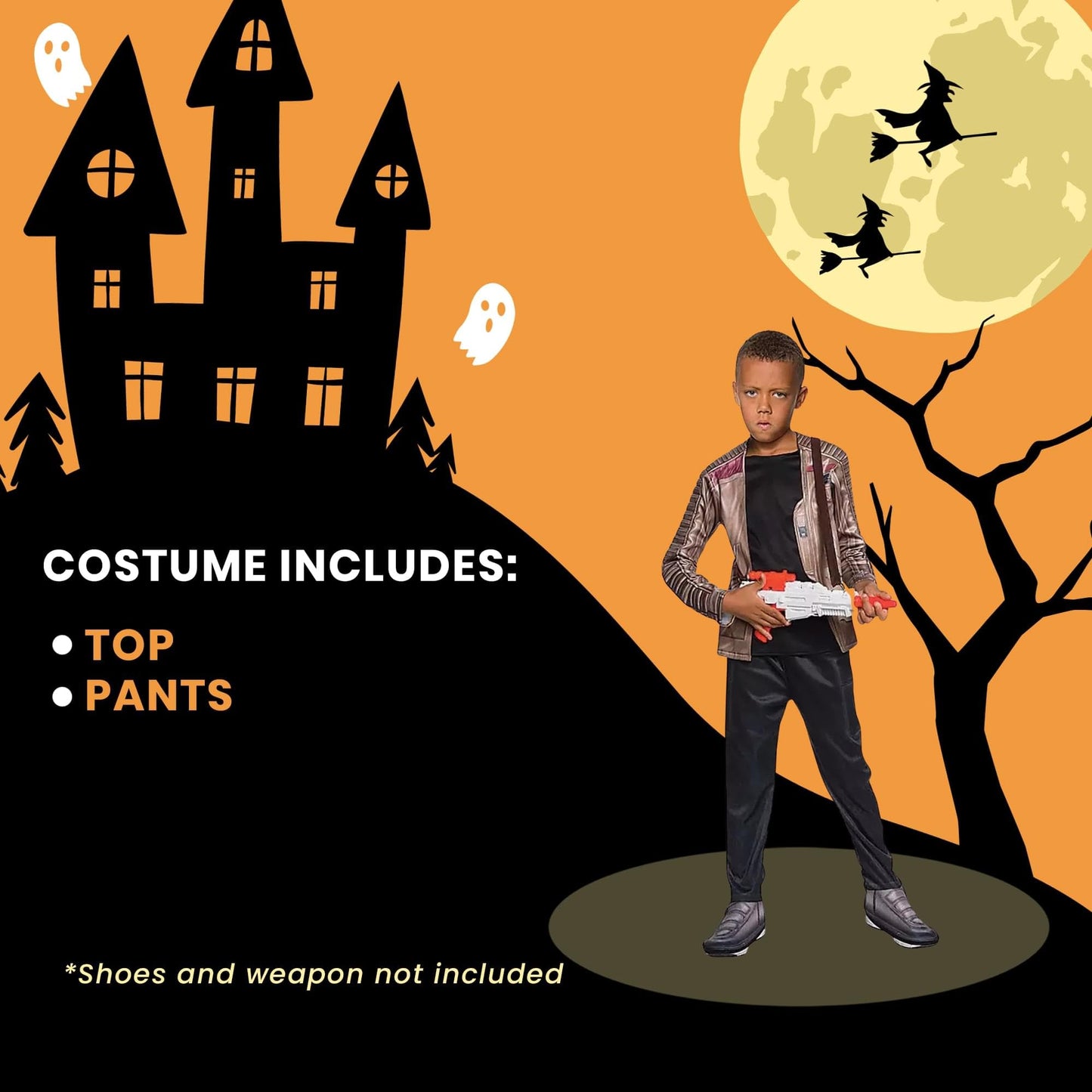 Star Wars: The Force Awakens Child'S Deluxe Finn Costume, Large