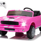 Wanan 24V Licensed Shelby Electric Car for Kids, Ride On Toy with Remote Control, Bluetooth Music, Adjustable 3 Speed, Multiple 