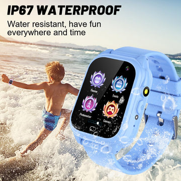 Kids Waterproof Smart Watch For Boys Girls Ages 3-12 Learning Toys Easter Basket Gifts With 26 Games Camera Video 1.44' Touchscreen Music Player Alarm Clock Flashlight Pedometer Toddler Watches ?