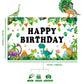Ayearparty Dinosaur Backdrop for Boys Birthday Dino Themed Party Decorations Scales Photography Photo Studio Booth Banner Kids B