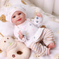 Babeside 6 Sets Reborn Baby Doll Clothes For 10-15 Inch Baby Dolls, Bitty Baby Doll Clothes Baby Doll Accessories Set For Realistic Baby Dolls Girl, 14 Pcs Reborn Doll Clothes