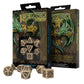 Q-Workshop Celtic 3D Dice Beige/Black (7) Board Game