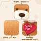 Maogolan Big Teddy Bear 4.3Ft Stuffed Animal, I Love You Red Heart Giant Teddy Bear Plush Toy, Large Stuffed Animal Gift For Girlfriend, Boyfriend, Kids,Dark Brown