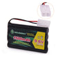 QBLPOWER 2 Pack 9.6V 1500mAh Ni-MH Rechargeable Battery Pack Tamiya Plug for RC Cars, Boats & Robots