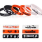 CCINEE 36pcs Rubber Wristbands 6 Novelty Halloween Pattern Silicone Bracelets Rubber Bands for Halloween Party Bag Filler Supply