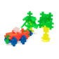 Plus Plus 240 Piece Interlocking Building Blocks For Kids, Open Ended Connecting Toys, Stem Bin Mini Manipulatives - Neon Mix Play Tube & Baseplate
