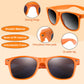 Fepito 24 Pack Party Sunglasses Bulk For Birthday Party Favors Goody Bag Fillers For Beach Pool Party Toys For Adults, Orange