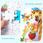 300 Pieces Puzzles for mature-themeds Summer Dog Pool Party & Food Puzzle Large Puzzles Pieces for Seniors Fun Puppy Jigsaw Puzzles for Kids Ages 8-10 Challenging Family Games Holiday Party Gifts 20.5 x 15 In