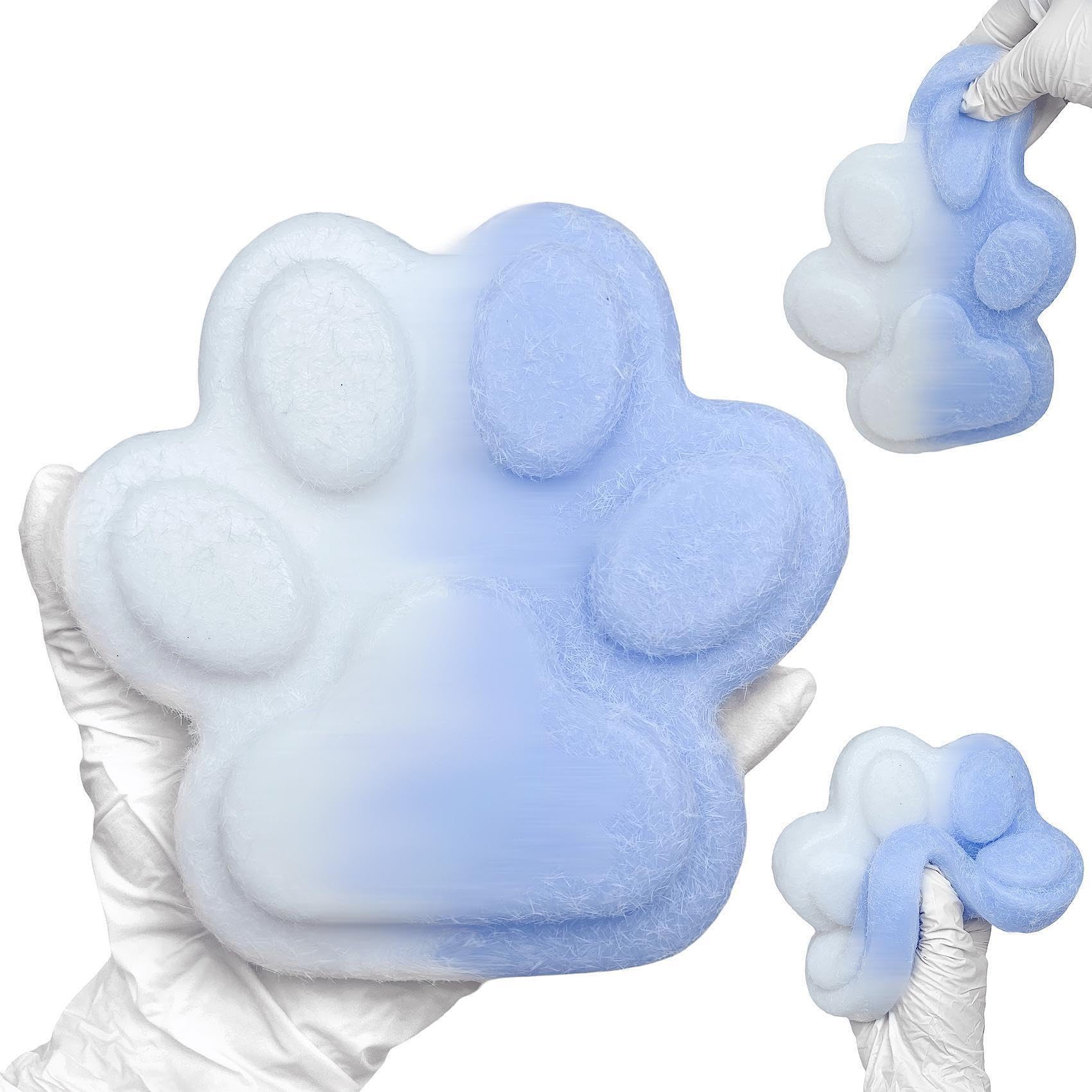Big Cat Paw Squishy 5.5 Inch Large Size Squishies Squeeze Toys Pinch Family Squishy Cute Soft Silicone Giant Cats Paw Tangcii Fidget Stress Relief Sensory Toys
