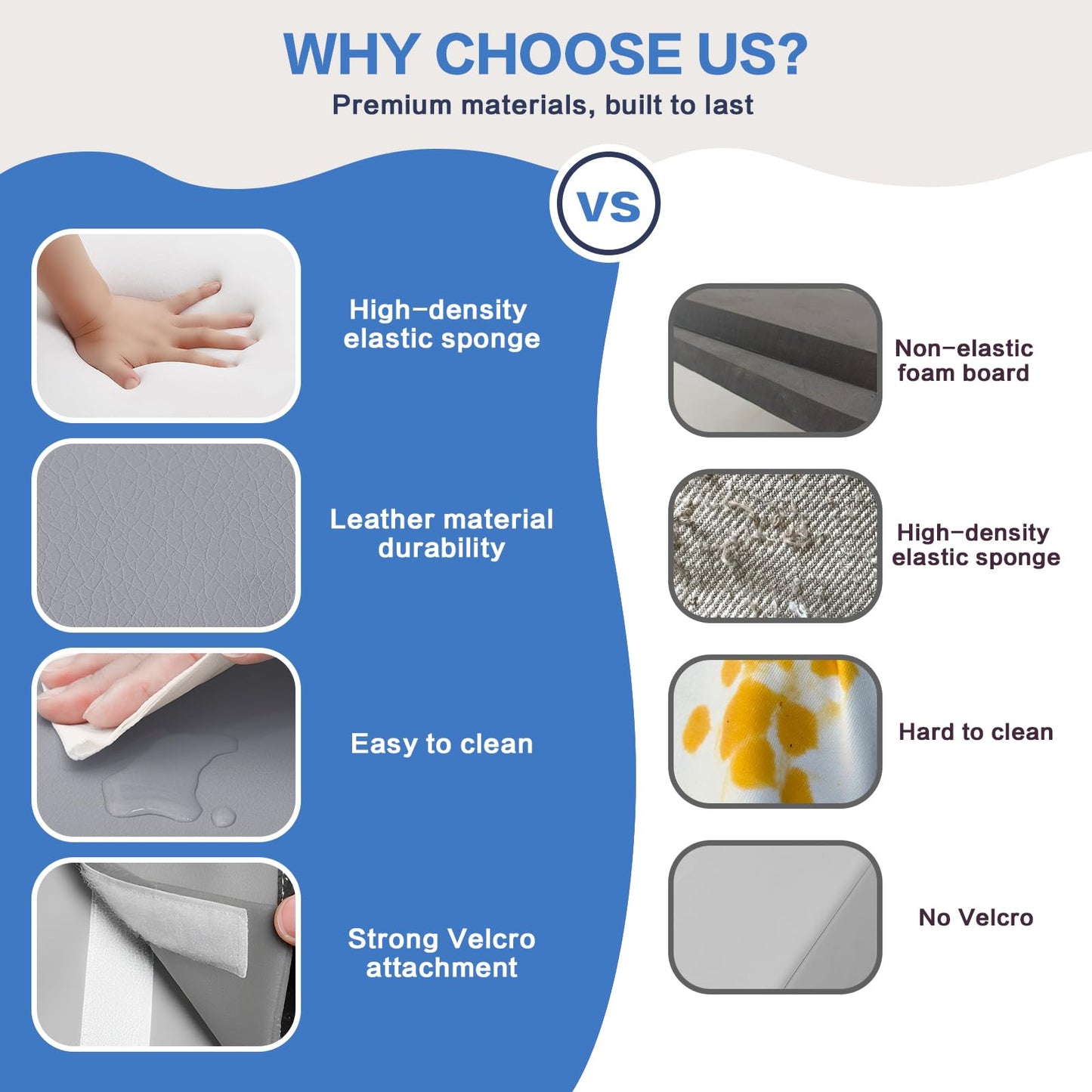 Sumbababy Foam Climbing Blocks for Toddlers: 4 PCS Soft Play Toys - Waterproof PU Leather Climber - Kids Indoor Playground Set for Preschool and Daycare