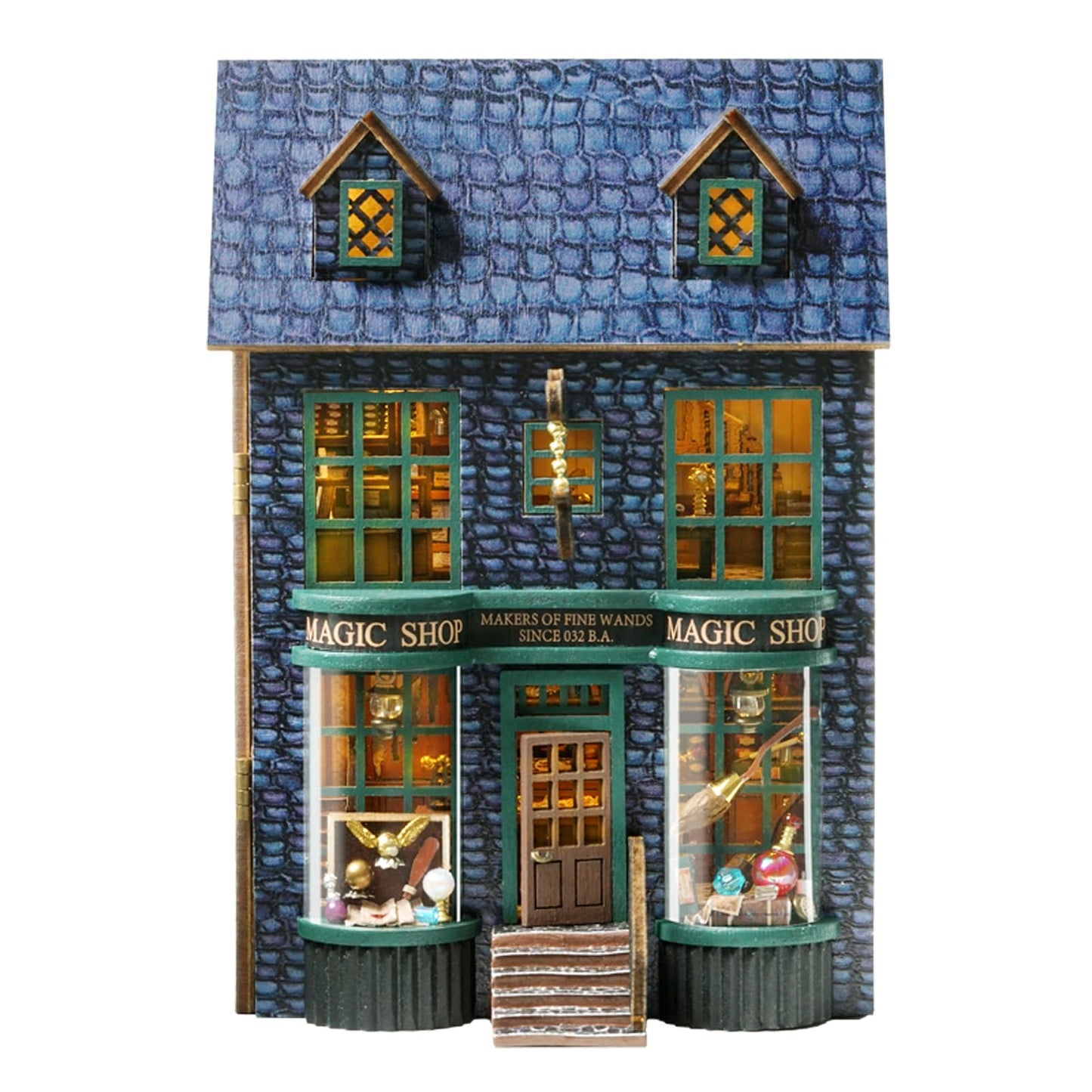 Diy Miniature House Kit, Cuteroom Wooden Dollhouse Kit Mini House Making Kit With Furnitures, Diy Dollhouse Kit Birthday Gift (M