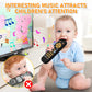 Avkast Baby Tv Remote Control Toy 6 Month+, Toddler Realistic Remote Toy With Sound And Light, Early Educational Music Toys With
