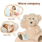 Muiteiur Get Well Soon Teddy Bear Stuffed Animal Get Well Soon Gifts For Kids Adult After Surgery Broken Leg Teddy Bear Feel Better Bear,Brown