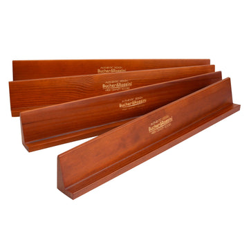 Wooden Domino Holders Set Of 4 Wooden Domino Racks For Mexican Train Dominoes Accessories Domino Stand For Domino Tiles, Mexican