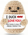 Letken Birthday Gifts For Women Positive Potato Christmas Stocking Stuffers (I Duck Love You)