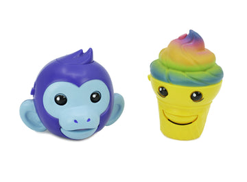 Mojimoto Monkey & Ice Cream Repeating Talk-Back Toy That Records & Repeats And Lip-Syncs To Music! (Styles May Vary) By Cepia