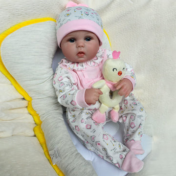 Kaydora Reborn Baby Dolls - 16 Inch Realistic Newborn Girl, Lifelike Handmade Silicone Baby With Soft Weighted Body Like Real Baby, Kids Gift Box For 3+ Year Old