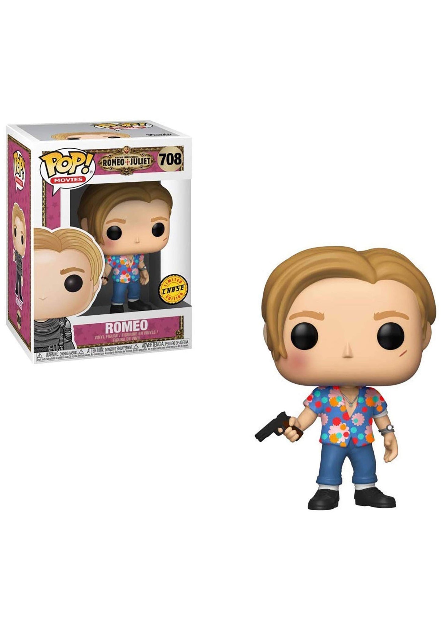 Funko Pop! Movies Romeo & Juliet - Romeo Vinyl Figure, Multicolor, Model 36327