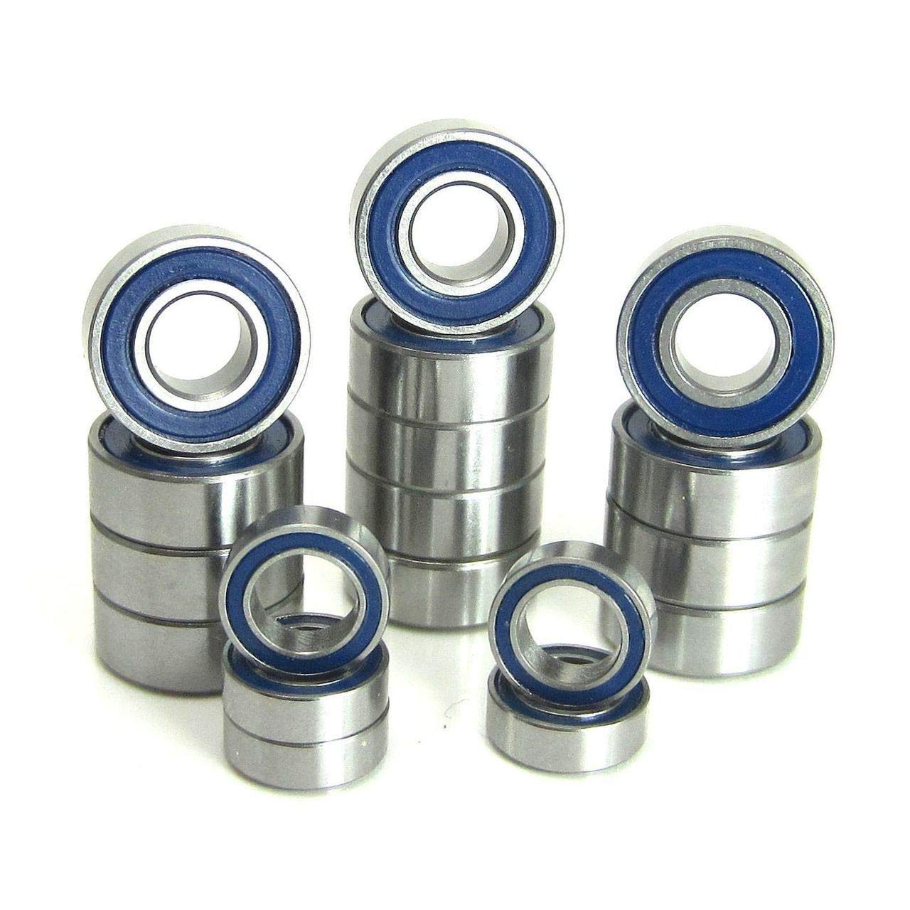 TRB RC Tamiya Hotshot Precision Bearing Kit (18) Blue Rubber Sealed
