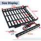 Morlordy Stainless Steel Rc Roof Rack Luggage Rack With Led Light Bar Screw Set For 1/24 Rc Crawler Car Accessories Scx24 Upgrad
