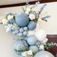 Voircoloria Dusty Blue Balloons, 66Pack 12Inch Slate Blue Latex Party Balloons For Wedding, Birthday, Graduation, Bridal Shower,