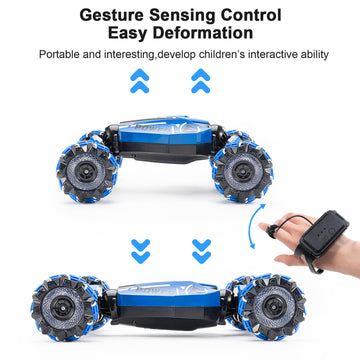Xamimm Gesture Rc Car, 4Wd Gesture Sensing Rc Stunt Car Toys For 5-13 Ages Boys Girls, Drift Hand Controlled Remote Control Twis