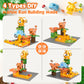 Airkid Marble Runs For Kids 4-8, Marble Runs Building Blocks With Dinosaur Toys, Stem Building Toys, Compatible With All Major B