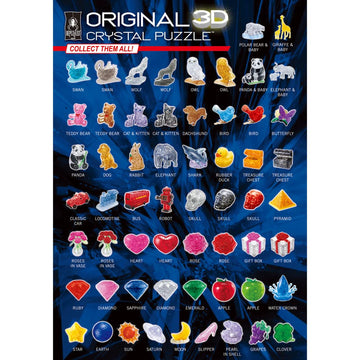 Bepuzzled | Cat & Kitten, Original 3D Crystal Puzzle, Ages 12 And Up