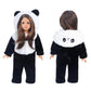 18 Inch Doll Clothes - Onesie Pajamas Fit 18 Inch Girl Doll And More (Panda)