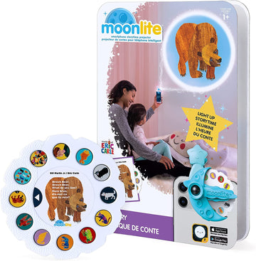 Moonlite Storytime - Eric Carle Brown Bear, Brown Bear - A Magical Way To Read Together - Projector Sold Separately - Single Disc Pack For Kids & Toddlers - Learning Gifts For Kids Ages 12 Months & Up