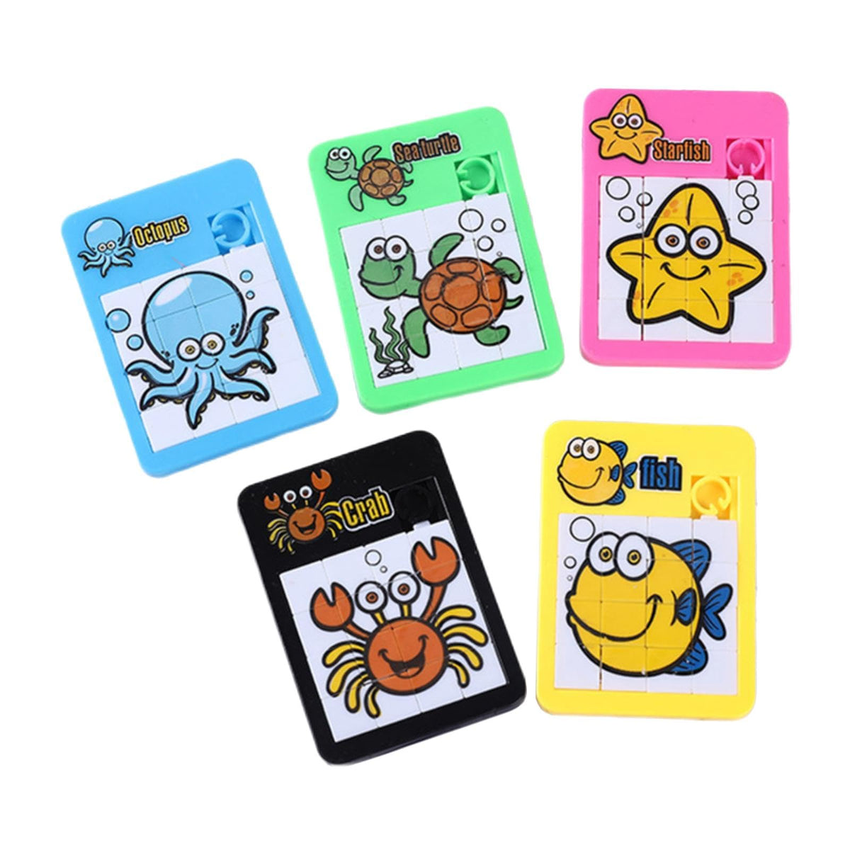 BNFAnimal Jigsaw Puzzle Age 3+ PVCPreSchool Toys ParentChild Game Gifts Marine|Toys & Hobbies | Educational |1 Set Puzzle Card