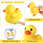 Kasyat 6 Pieces 13.7 Inches Duck Stuffed Animals With 5 Little Plush Ducks Play Set Stuffed Animals Plushies With Zipper Pouch Dolls