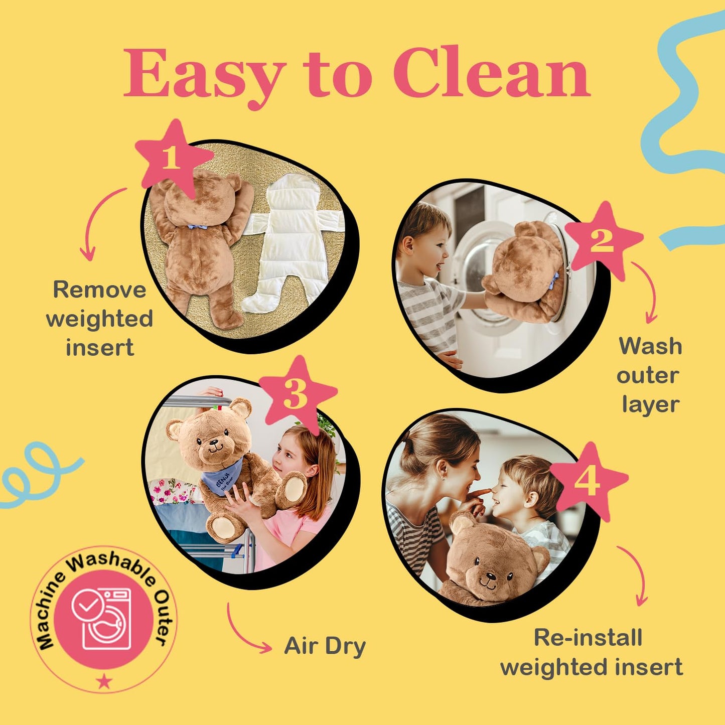 Lilly'S Love Weighted Stuffed Animal, 5Lb | Sensory Weighted Plush For Kids And Adults | Machine Washable Plushies W/Removable Inner | Calming Weighted Stuffed Animals For Anxiety, Donnie The Dino