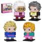 The Golden Lady Building Blocks  4 Figures of The Single Women  Petrillo  Nylund  Zbornak and Devereaux  Stable Lovely Toy is Symbol of Girls Friendship Present  Compatible with Lego(610pcs)