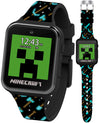 Minecraft Kids Smart Watch - Interactive Touchscreen With Games, Camera, Step Counter, Alarm, Timer, Voice Recorder, And Cool Minecraft Silicone Strap - Fits Wrists 5.5' To 8.0'