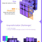 Cubershop Gan Mirror M Cube Uv Coated, 2022 New Version, Gan Magnetic Mirror Cube, 3X3 2022 Magnetic Speed Cube Puzzles, Purple