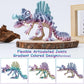 3D Printed Dinosaur  3D Printed Animals Dragon Fidget Toy mature-themed Desk  Poseable Dino Skeletons with Articulated Joints  Easter Basket Stuffers  Home Decor  Stress Relief Toy for Autism (Spinosaurus)