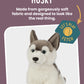 Living Nature Husky Stuffed Animal | Fluffy Dog Animal | Soft Toy Gift For Kids | 8 Inches