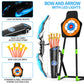 Temi 2 Pack Archery Set - Includes 2 Bows, 20 Suction Cup Arrows & 2 Quivers & Standing Target, Outdoor Light Up Toys For Kids B