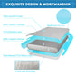 VOFiTNY Large Inflatable Floats Dock Water Mat Platform with Removable Floating Island Raft for Adults Up to 8 Person Water Recr
