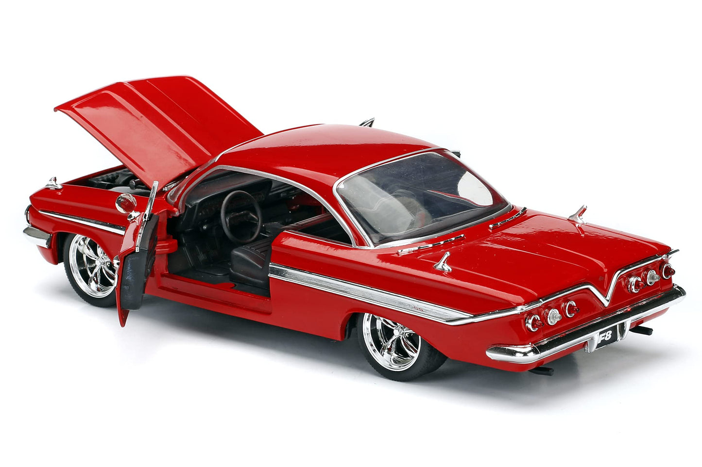 Jada Toys Fast & Furious 8 1:24 Diecast - Dom'S Chevy Impala Vehicle , Red