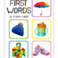 Kyds Play  Thick 72 First Words Flash Cards  Age 12 Yrs, 36 Double Sided Cards, Montessori Toys, Educational Language_Skills 