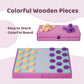 YOBRO Colorful Checkers Board Game  Portable Travel Checkers Set with Folding Board  Classic Board Game  Perfect for Family Fun and 2-Player Game