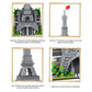 CSNRHG Paris Eiffel Tower World Famous Architectural Model Micro Building Blocks Set 3350 Pieces 3D Puzzle Toys Gifts for Kid and mature-themed