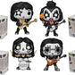 Funko Kiss + Protector: Pop! Rocks Vinyl Figure (Bundled With Toybop Box Protector Collector Case) (Set Of 4)