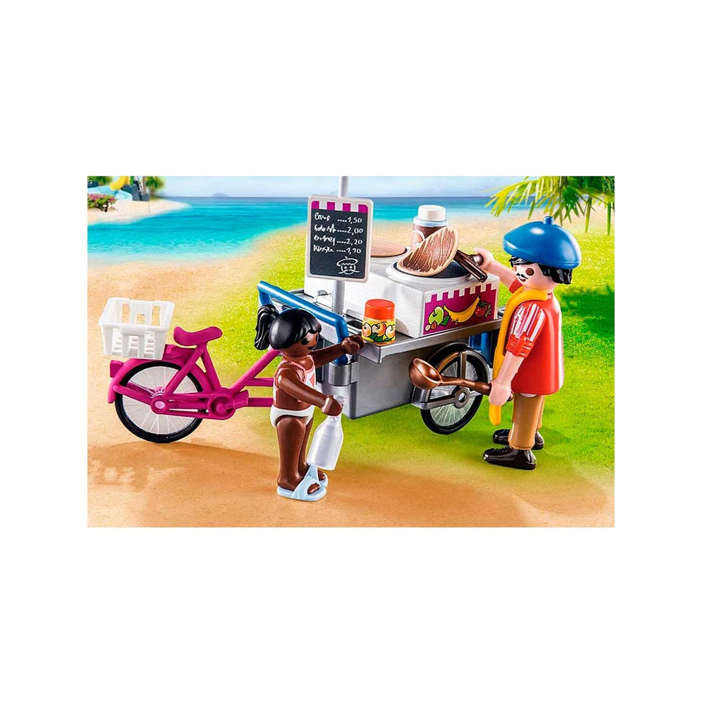 Playmobil Crêpe Cart, Model 70614, Multicoloured, One Size, Plastic