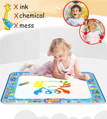 COSBAY Water Doodle Pens Replacement Water Pen, Drawing Doodle Pens for Aqua Water Doodle Mat (Multicolored-12pcs)