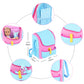 Unicorn Element 18 Inch Girl Doll Accessories With Doll Carrier Bag + Dress + 2 Hairpins + Blue Sticker + Bracelets + Toy Elephant, Baby Doll Clothes And Accessories For 18 Inch Doll (No Doll)
